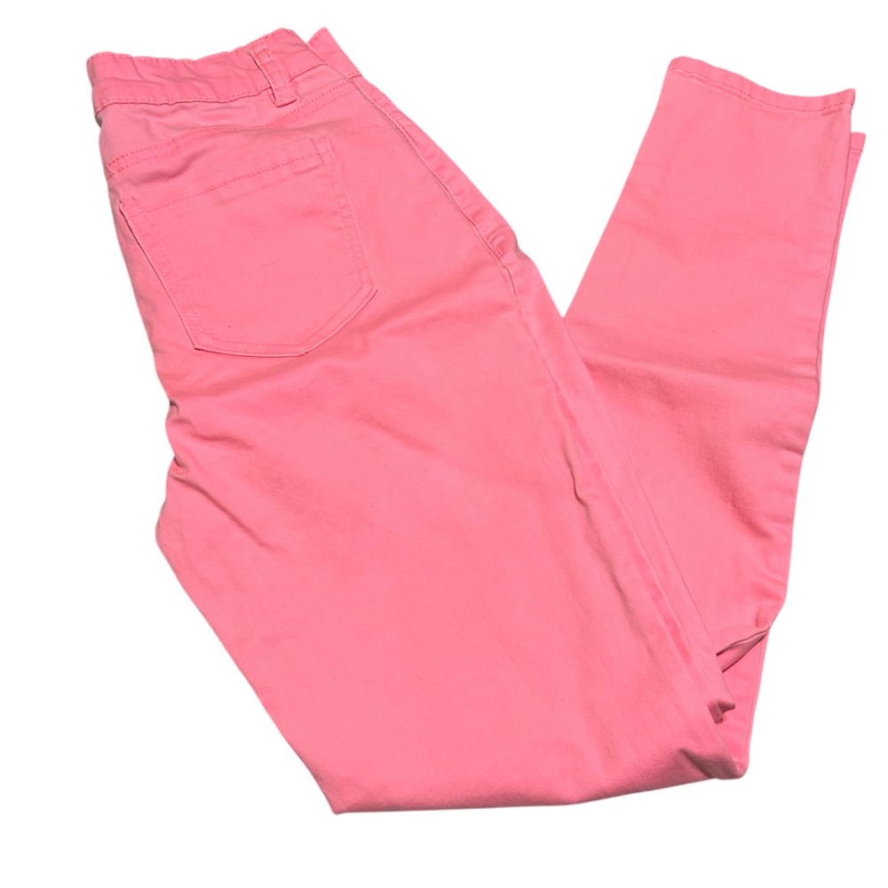 EUC Tinseltown Pink Skinny Jeans Distressed